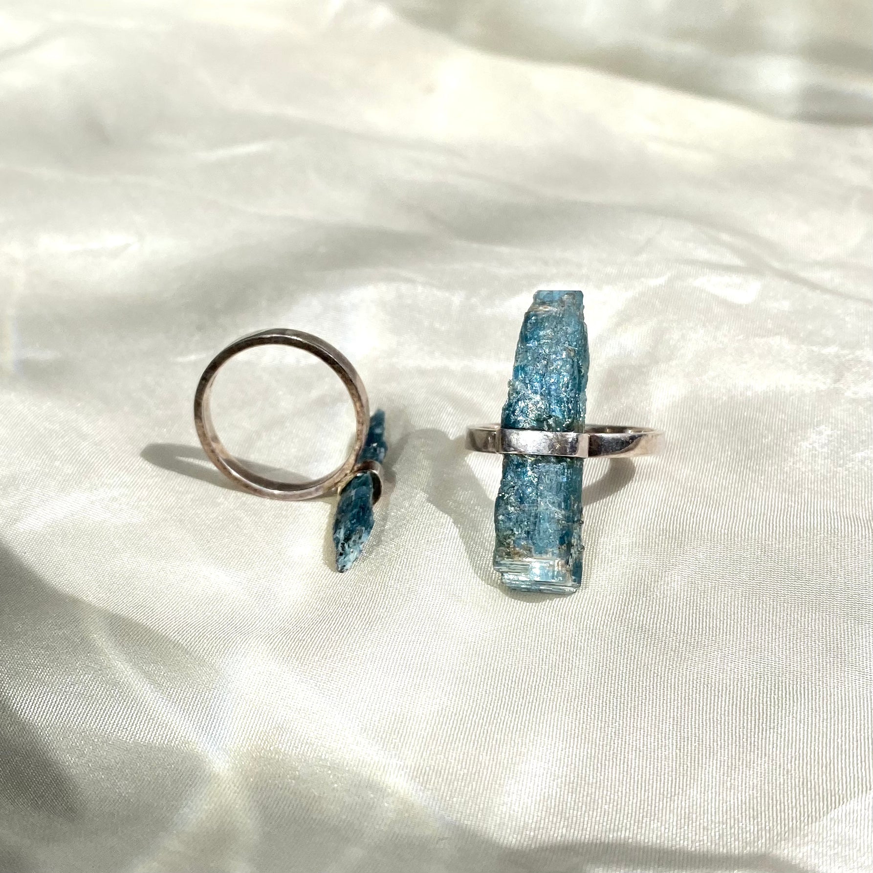Blue Kyanite Ring Ring Sterling Silver