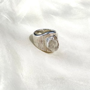 Ouvrir l&#39;image dans le diaporama, Herkemer Diamond Silver Ring
